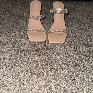 Elegant Clear Strap Heels